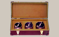 Leather Flyfishing Multiple Reel Case